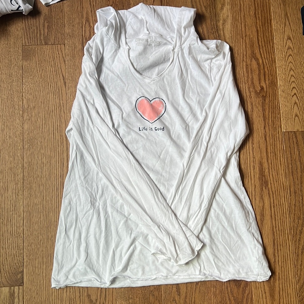 Life is Good: Hooded Long Sleeve
